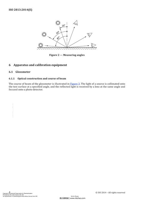 iso 2813 measurement angle